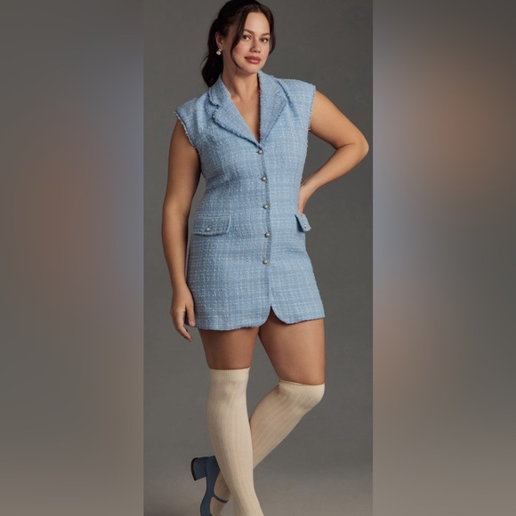 NWOT MAEVE Tweed Blazer Dress - Picture 2 of 2